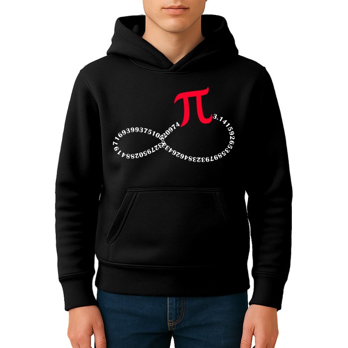Infinite PI Numbers Kids Hoodie