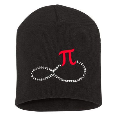 Infinite PI Numbers Short Acrylic Beanie