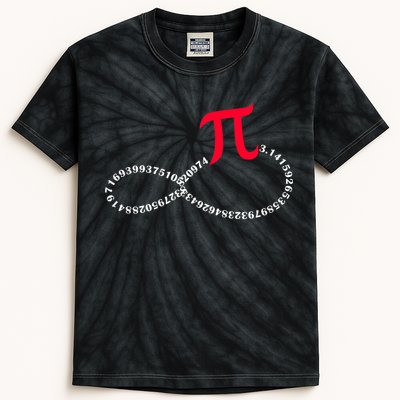 Infinite PI Numbers Kids Tie-Dye T-Shirt
