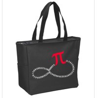 Infinite PI Numbers Zip Tote Bag