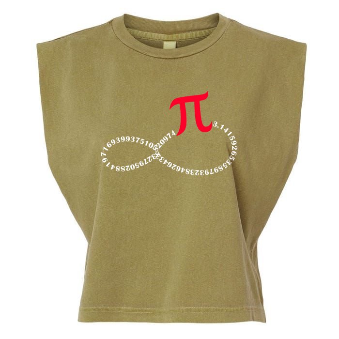 Infinite PI Numbers Garment-Dyed Women's Muscle Tee