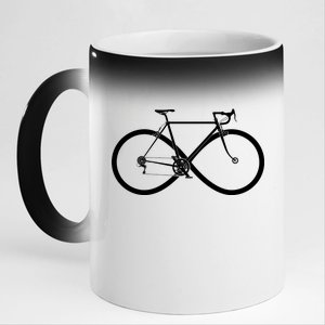 Infinity Bike Love 11oz Black Color Changing Mug