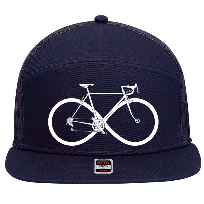 Infinity Bike Love 7 Panel Mesh Trucker Snapback Hat