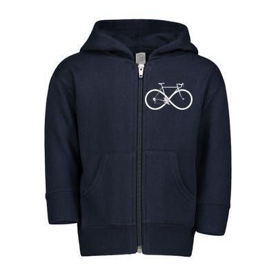 Infinity Bike Love Toddler Zip Fleece Hoodie