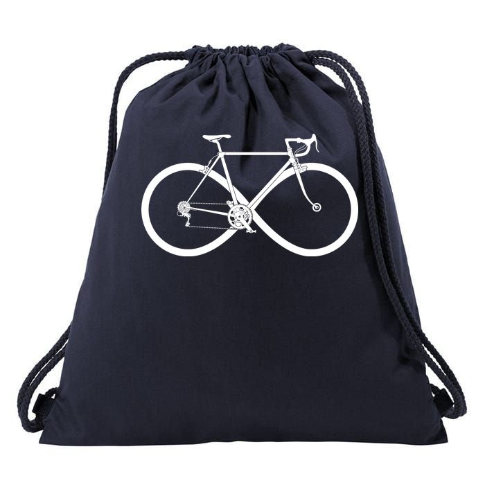 Infinity Bike Love Drawstring Bag