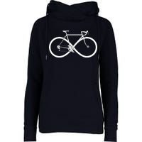 Infinity Bike Love Womens Funnel Neck Pullover Hood