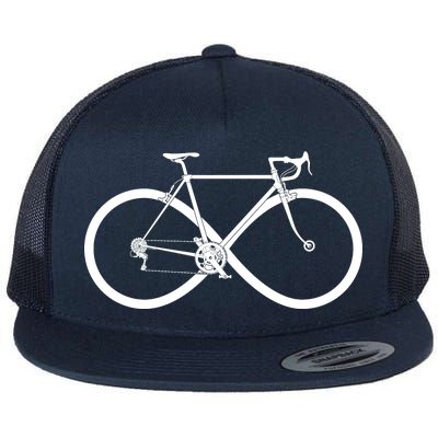 Infinity Bike Love Flat Bill Trucker Hat