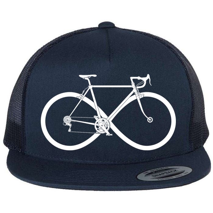 Infinity Bike Love Flat Bill Trucker Hat