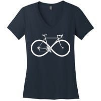 Infinity Bike Love Women's V-Neck T-Shirt