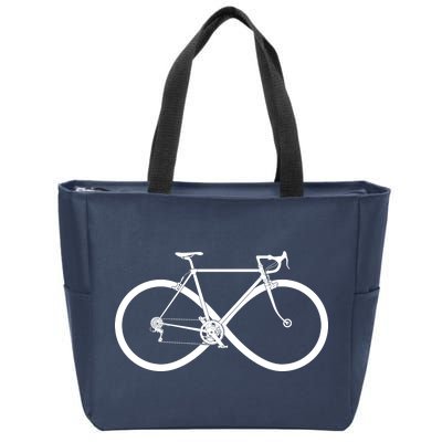 Infinity Bike Love Zip Tote Bag