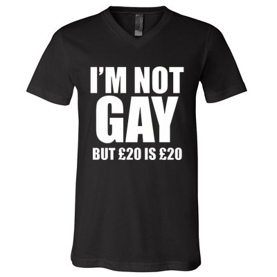 Im Not Gay But 20 V-Neck T-Shirt