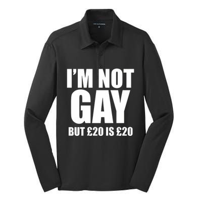 Im Not Gay But 20 Silk Touch Performance Long Sleeve Polo