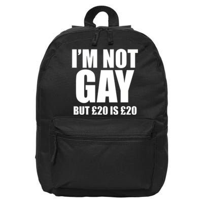 Im Not Gay But 20 16 in Basic Backpack