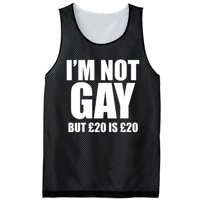 Im Not Gay But 20 Mesh Reversible Basketball Jersey Tank