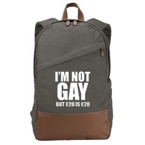 Im Not Gay But 20 Cotton Canvas Backpack