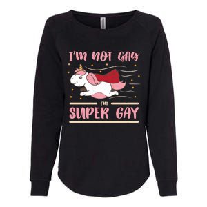 Im Not Gay Im Super Gay I Am Lgbt Pride Magic Csd Lgbtq Gift Womens California Wash Sweatshirt