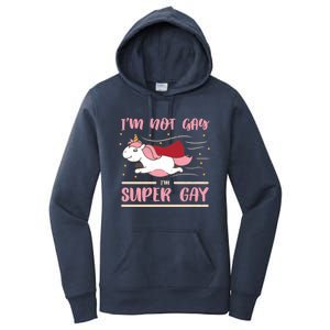 Im Not Gay Im Super Gay I Am Lgbt Pride Magic Csd Lgbtq Gift Women's Pullover Hoodie