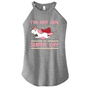 Im Not Gay Im Super Gay I Am Lgbt Pride Magic Csd Lgbtq Gift Women's Perfect Tri Rocker Tank