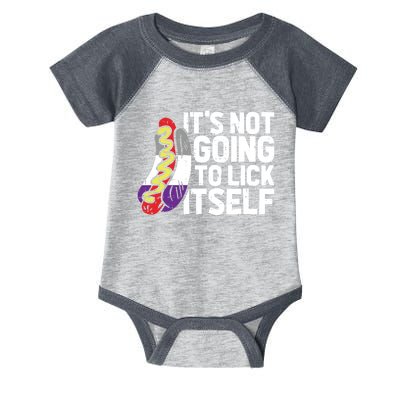 Its Not Going To Lick Itself Lgbtq Asexual Pride Infant Baby Jersey Bodysuit