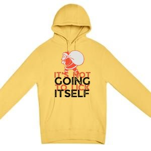 ItS Not Going To Lick Itself Christmas Funny Premium Pullover Hoodie