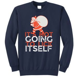 ItS Not Going To Lick Itself Christmas Funny Sweatshirt