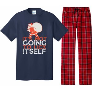 ItS Not Going To Lick Itself Christmas Funny Pajama Set