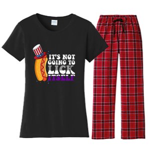 Its Not Gonna Lick Itself Lgbtq Women's Flannel Pajama Set