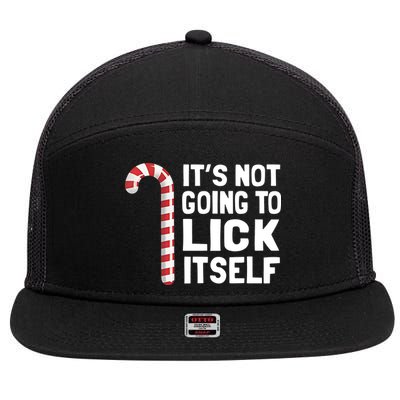 ItS Not Going To Lick Itself 7 Panel Mesh Trucker Snapback Hat