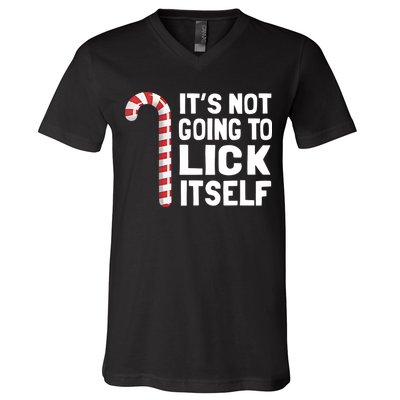 ItS Not Going To Lick Itself V-Neck T-Shirt