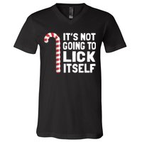 ItS Not Going To Lick Itself V-Neck T-Shirt