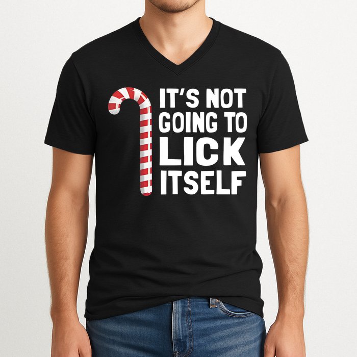 ItS Not Going To Lick Itself V-Neck T-Shirt