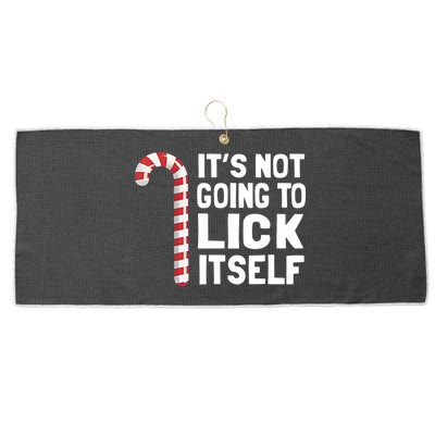 ItS Not Going To Lick Itself Large Microfiber Waffle Golf Towel
