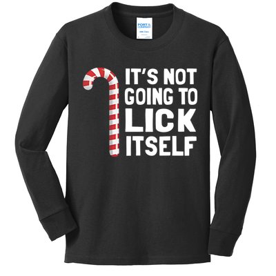 ItS Not Going To Lick Itself Kids Long Sleeve Shirt