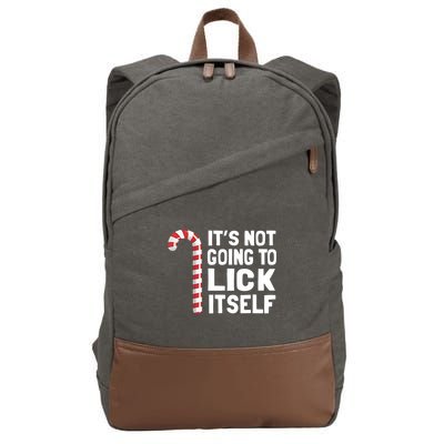 ItS Not Going To Lick Itself Cotton Canvas Backpack