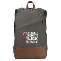 ItS Not Going To Lick Itself Cotton Canvas Backpack