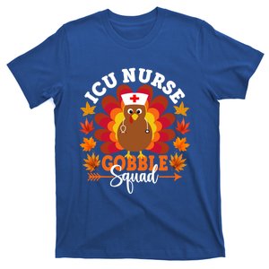 Icu Nurse Gobble Squad Funny Turkey Thanksgiving Great Gift T-Shirt