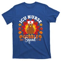 Icu Nurse Gobble Squad Funny Turkey Thanksgiving Great Gift T-Shirt