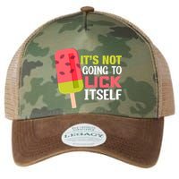 ItS Not Going To Lick Itself Summer Clothes Ice Cream Party Legacy Tie Dye Trucker Hat