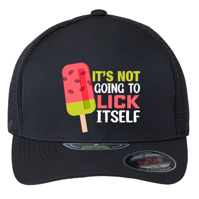 ItS Not Going To Lick Itself Summer Clothes Ice Cream Party Flexfit Unipanel Trucker Cap