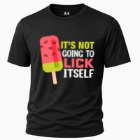 ItS Not Going To Lick Itself Summer Clothes Ice Cream Party Performance Shirt