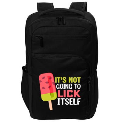 ItS Not Going To Lick Itself Summer Clothes Ice Cream Party Impact Tech Backpack