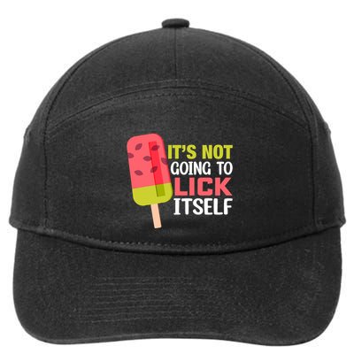 ItS Not Going To Lick Itself Summer Clothes Ice Cream Party 7-Panel Snapback Hat