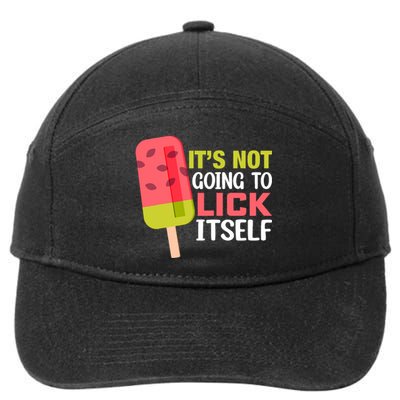 ItS Not Going To Lick Itself Summer Clothes Ice Cream Party 7-Panel Snapback Hat