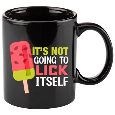 ItS Not Going To Lick Itself Summer Clothes Ice Cream Party 11oz C Handle Ceramic Mug