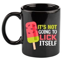 ItS Not Going To Lick Itself Summer Clothes Ice Cream Party 11oz C Handle Ceramic Mug