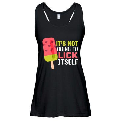 ItS Not Going To Lick Itself Summer Clothes Ice Cream Party Ladies Essential Flowy Tank