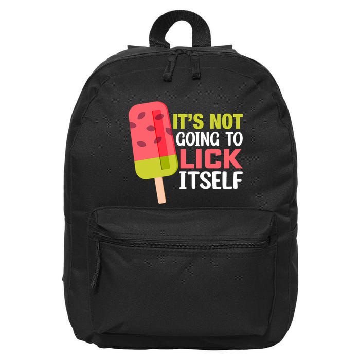 ItS Not Going To Lick Itself Summer Clothes Ice Cream Party 16 in Basic Backpack