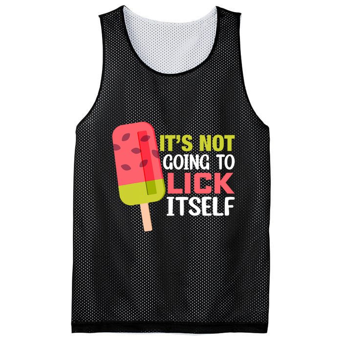 ItS Not Going To Lick Itself Summer Clothes Ice Cream Party Mesh Reversible Basketball Jersey Tank