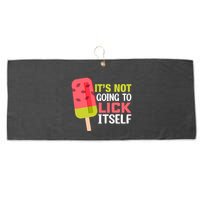 ItS Not Going To Lick Itself Summer Clothes Ice Cream Party Large Microfiber Waffle Golf Towel