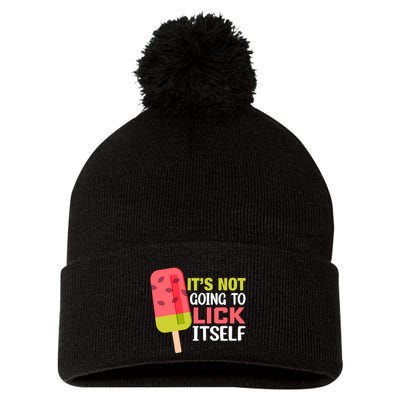 ItS Not Going To Lick Itself Summer Clothes Ice Cream Party Pom Pom 12in Knit Beanie